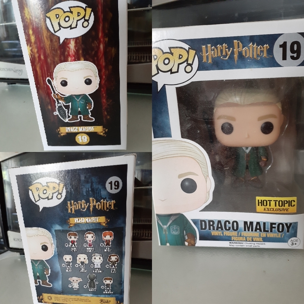2/$40!! NIB- Draco Malfoy With broom! Funko Pop